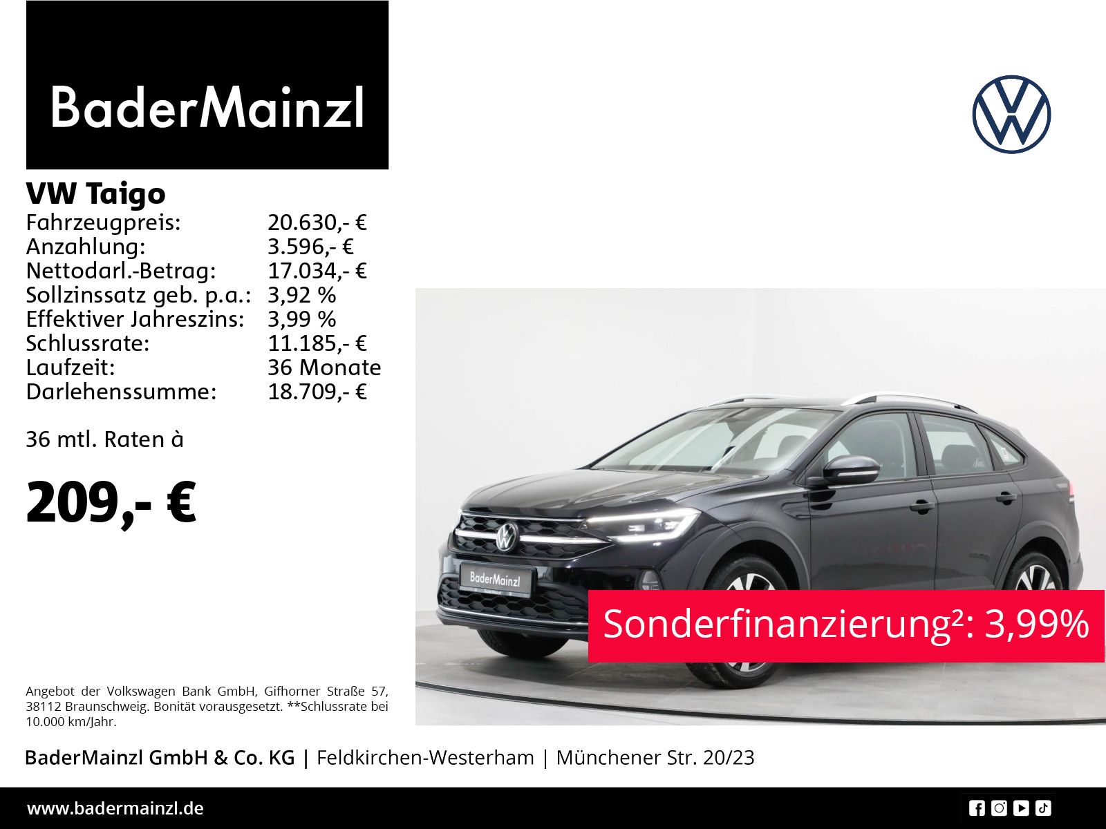 Volkswagen Taigo 1.0 TSI Style - Samsaru's Car Outlet