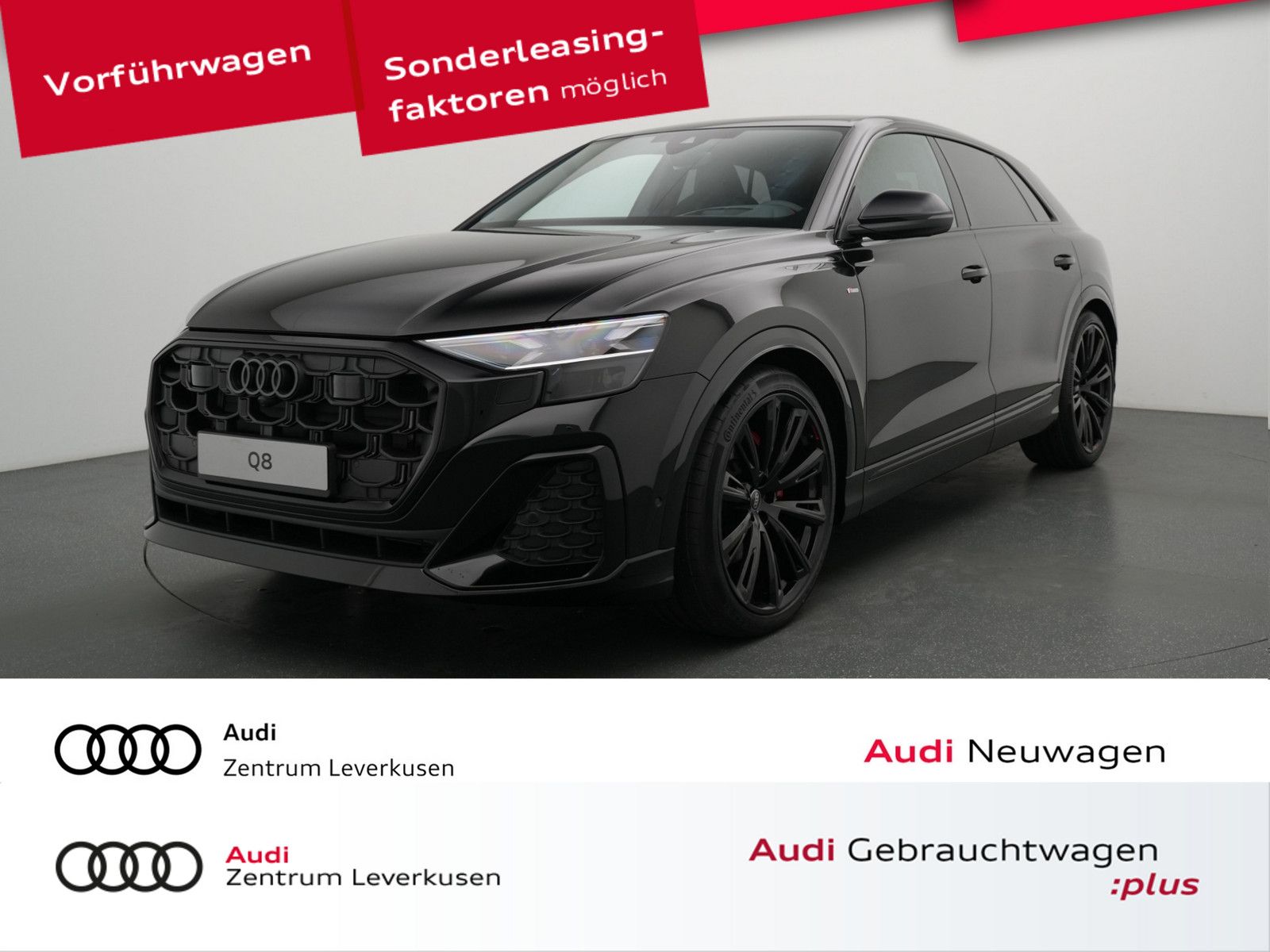 Audi Q8 S line business LASER B&O STANDHZ LEDER-RAUTE