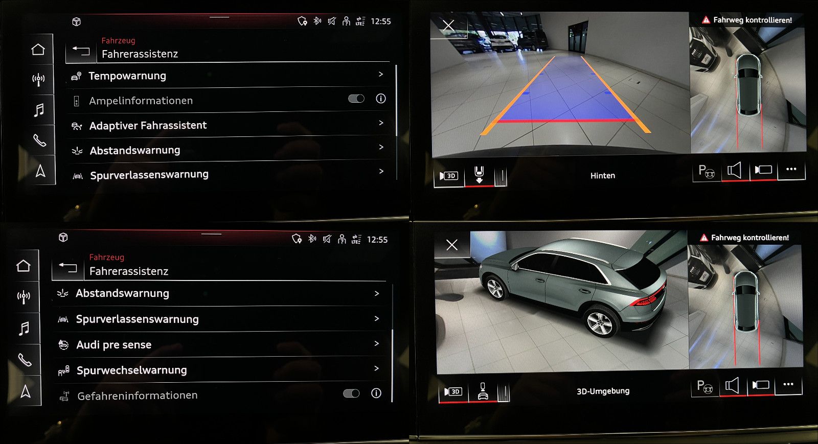 Audi Q8 50 S-LINE|ACC|HUD|LUFTF|MASSAG|PANO|360°|B&O|