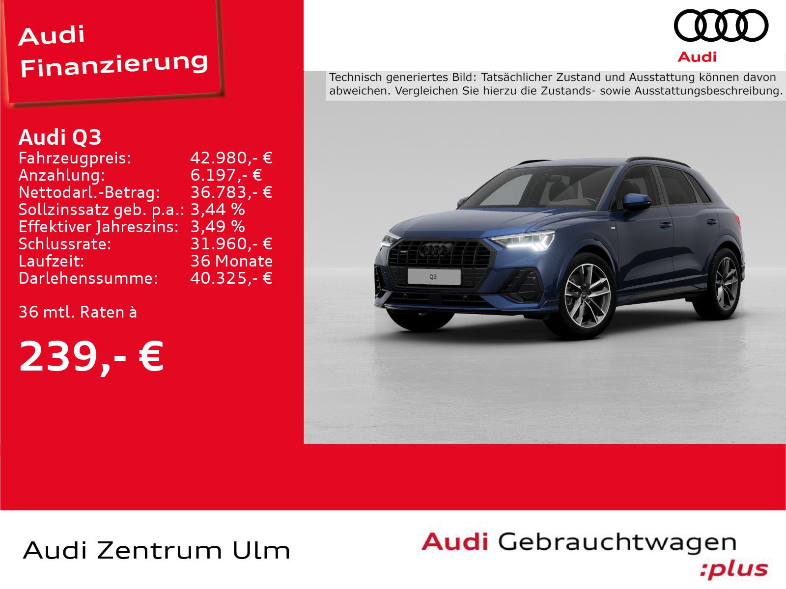 Audi Q3 S line 40 TFSI quattro - Samsaru's Car Outlet