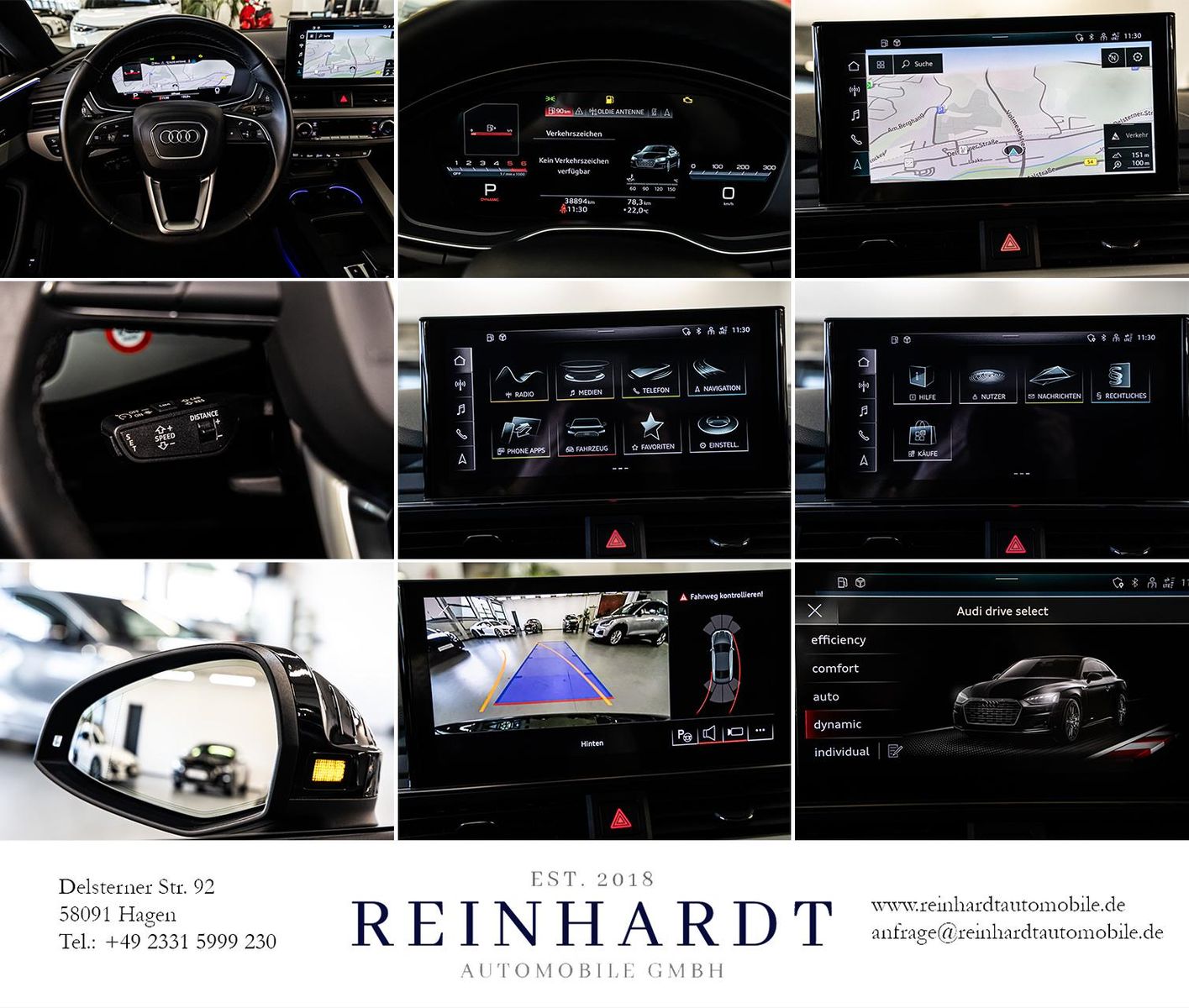 Audi A5 COUPE 40TDi Q S LINE/ALL-BLACK/19Z./ACC/MATRX