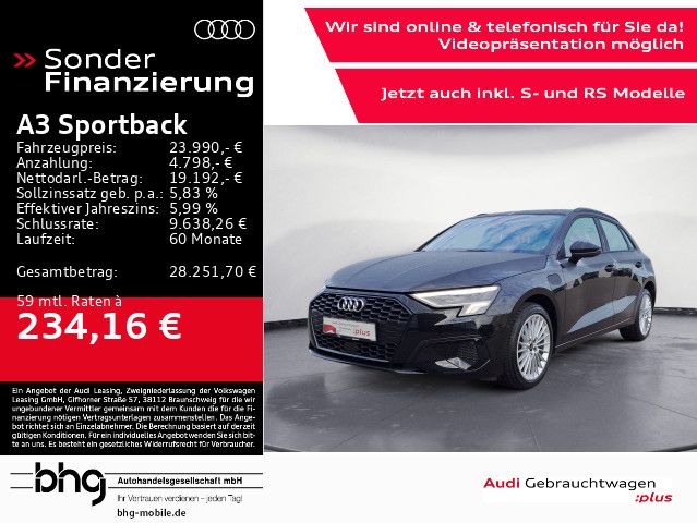 Audi A3 Sportback 40 TFSIe S-tronic advanced Virtual
