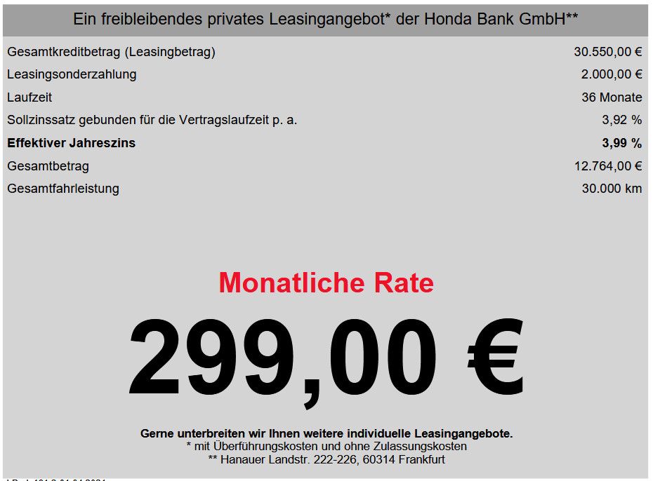 Honda HR-V 1.5 i-MMD Hybrid Elegance *Sonderangebot*