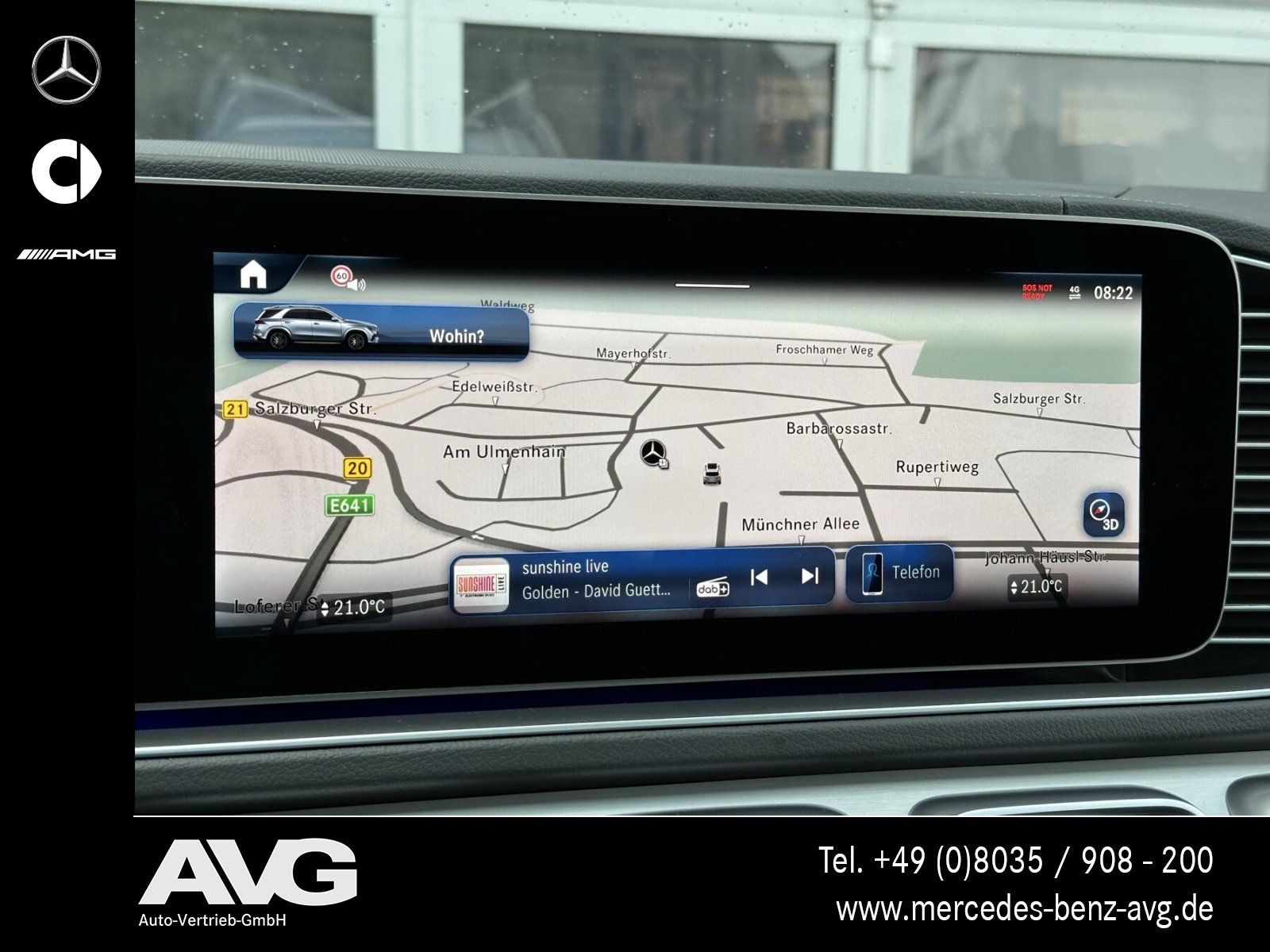 Mercedes-Benz GLE 300 d 4M AMG Pano AHK Burm. Airmatic Night