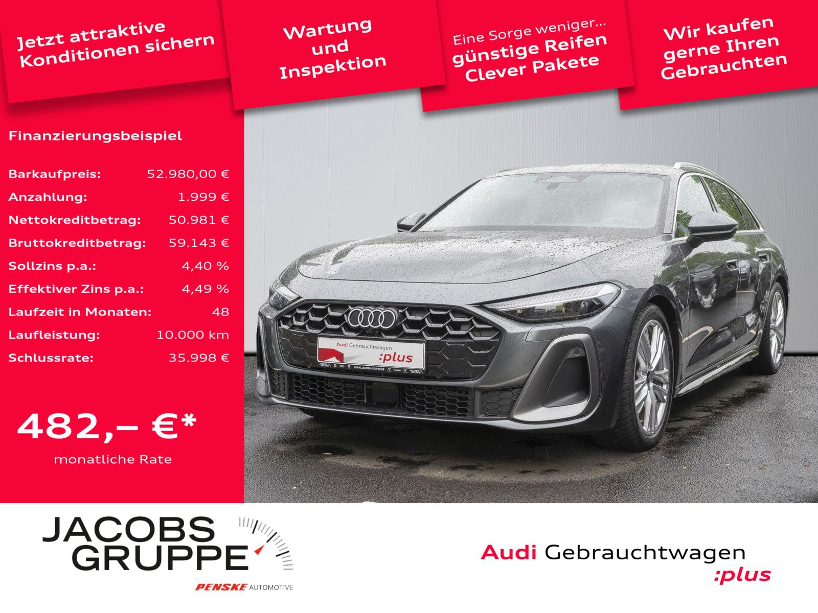 Audi A5 Avant 2.0 TFSI e quattro S line Matrix/Beifah