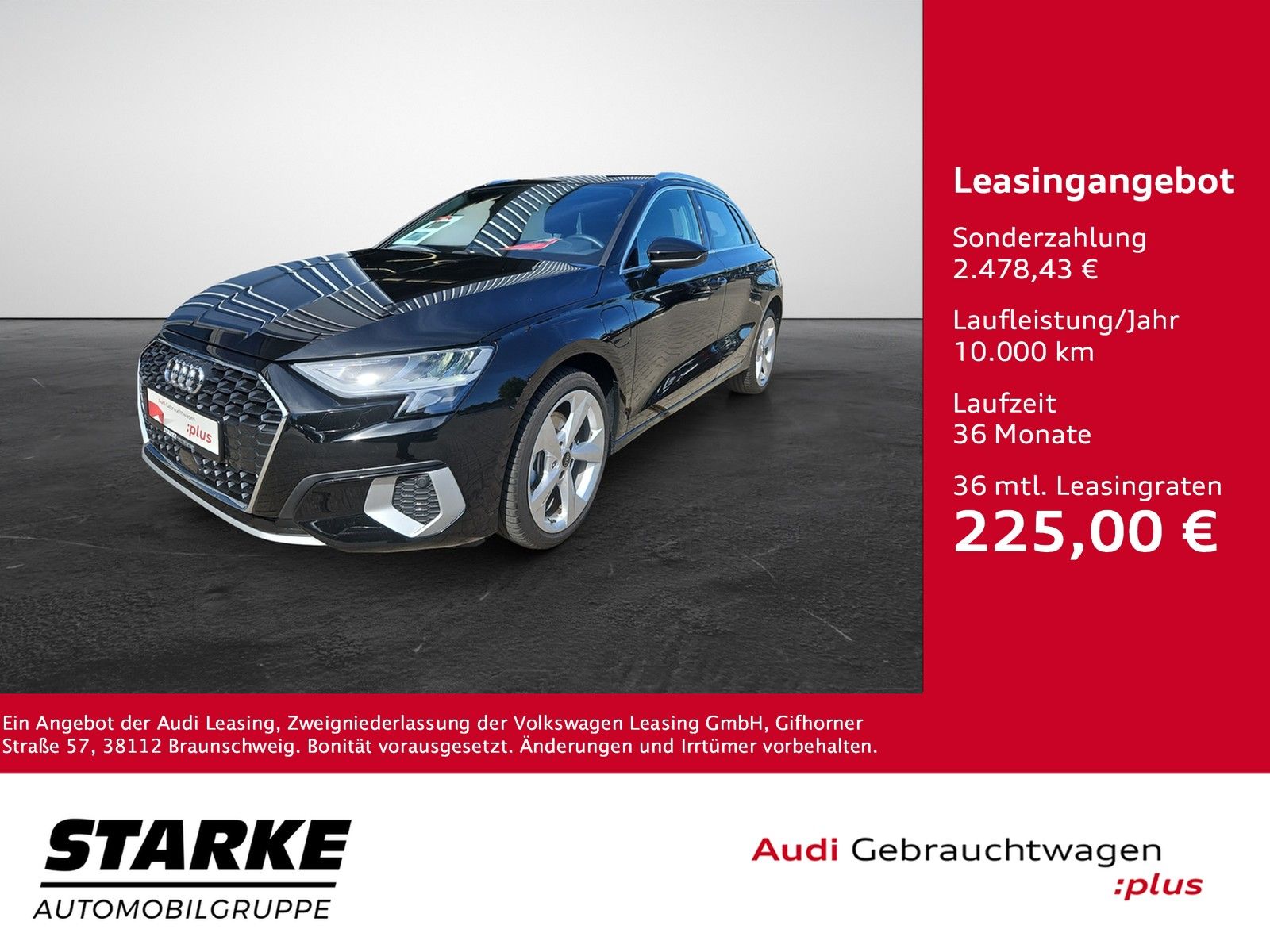 Audi A3 Sportback 40 TFSI e S tronic Advanced - Samsaru's Car Outlet