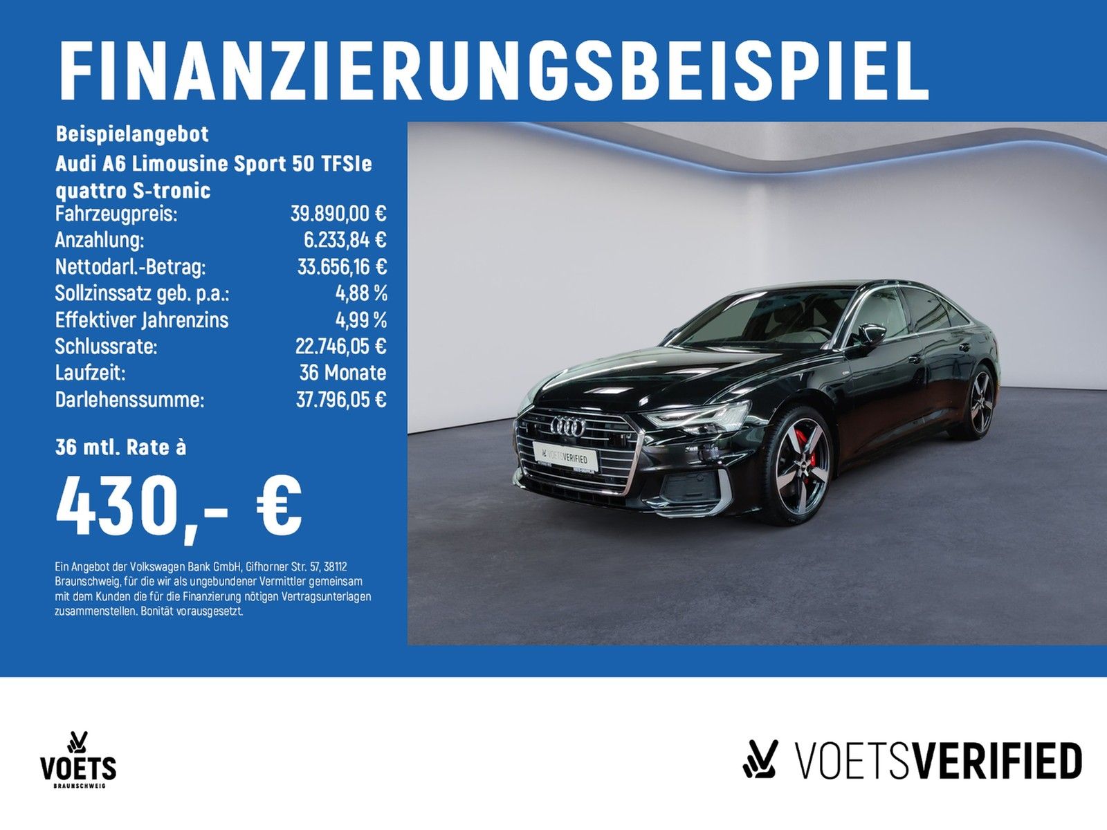 Audi A6 Limousine Sport 50 TFSIe quattro S-tronic - Samsaru's Car Outlet