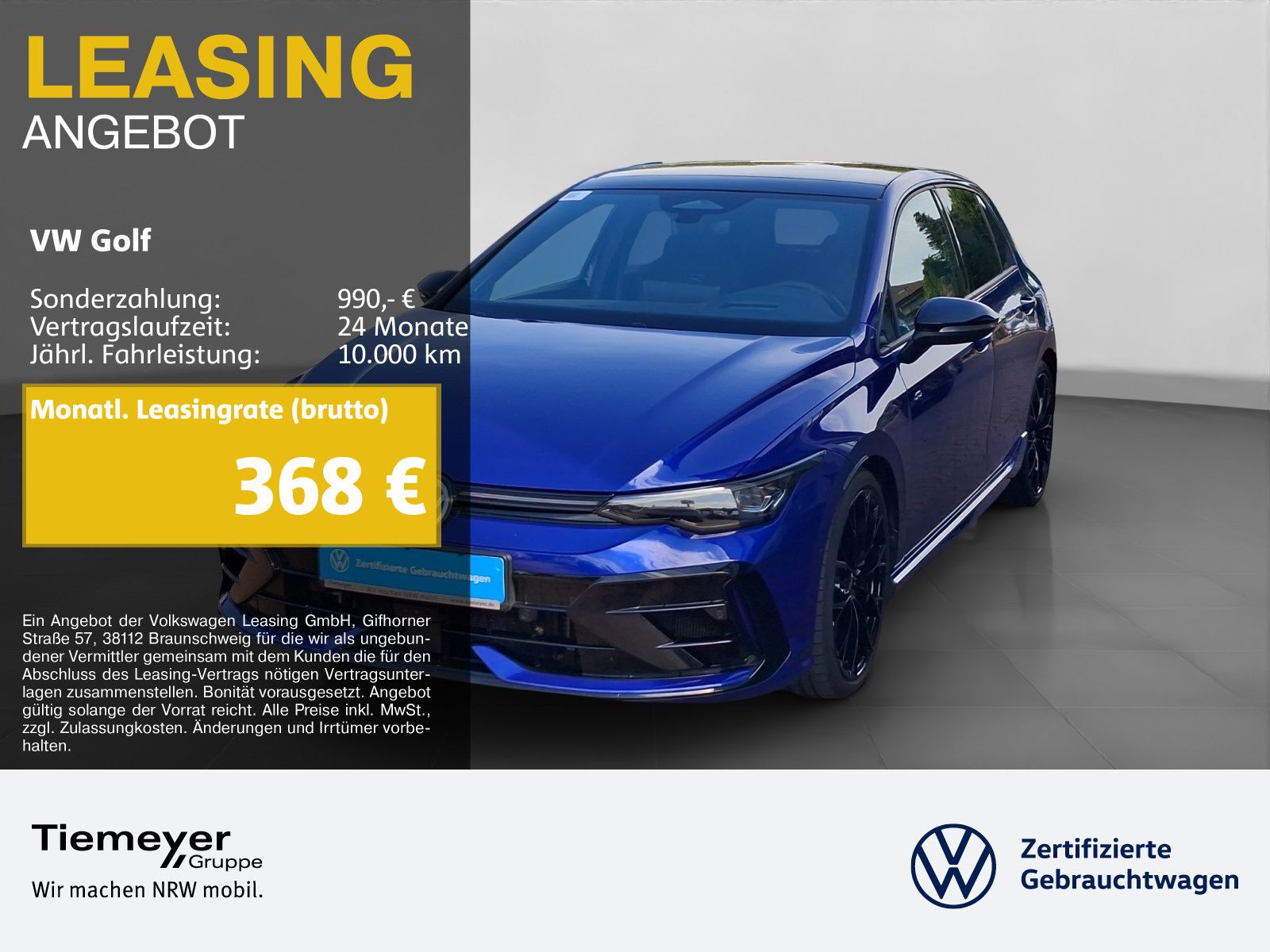Volkswagen Golf R BLACK PANO LEDER H/K LM19