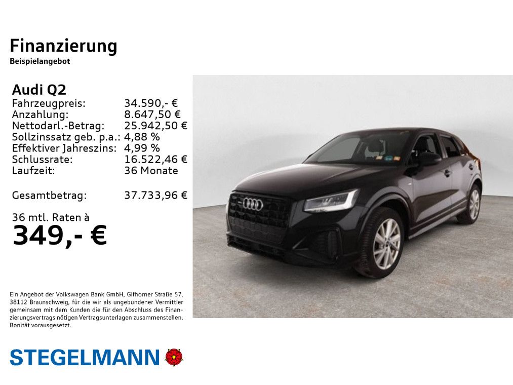 Audi Q2 40 TFSI qu. S-Tronic S line