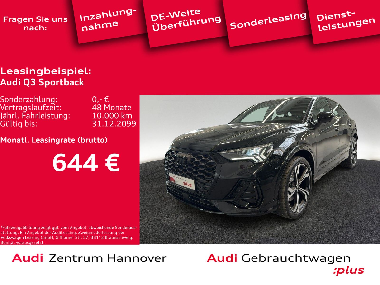 Audi Q3 Sportback S line 40 TDI quattro - Samsaru's Car Outlet