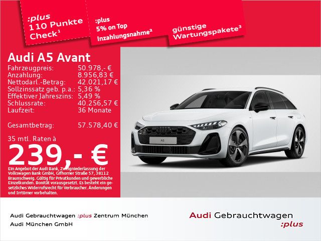 Audi A5 Avant e-hybrid qu. S tronic S line LED/ACC/Ka