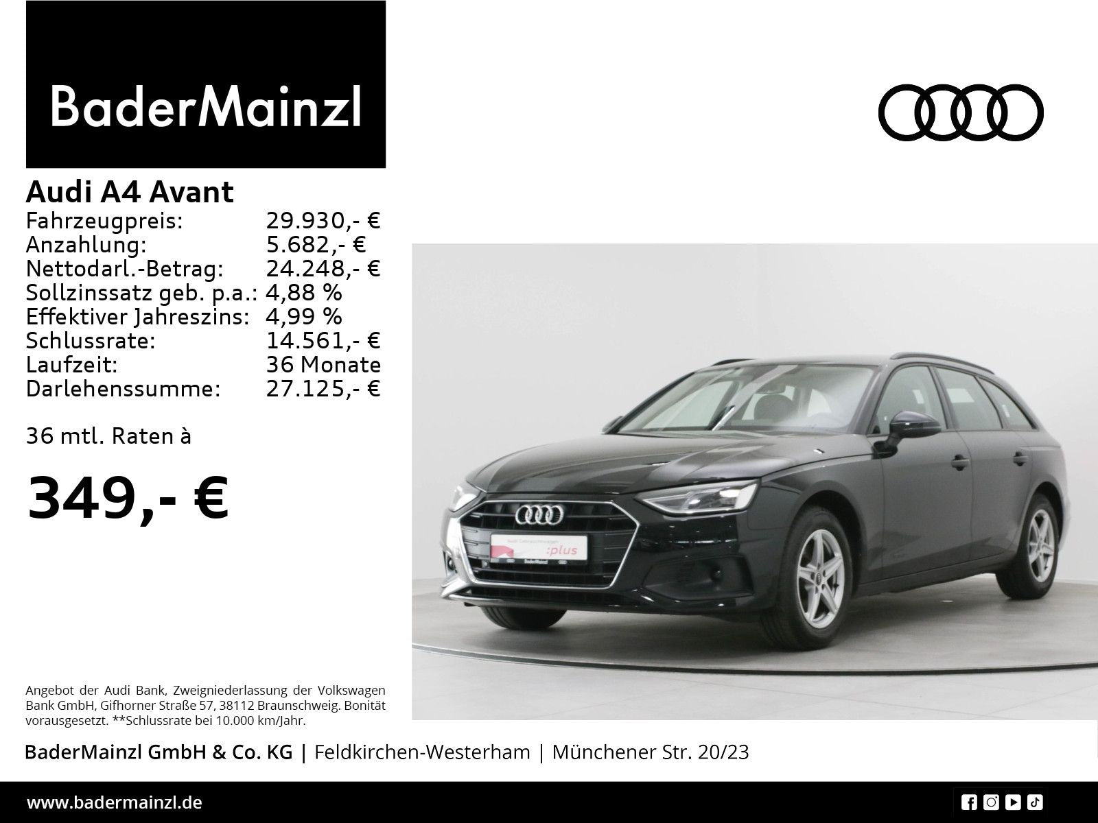 Audi A4 Avant 35 TDI S tronic - Samsaru's Car Outlet
