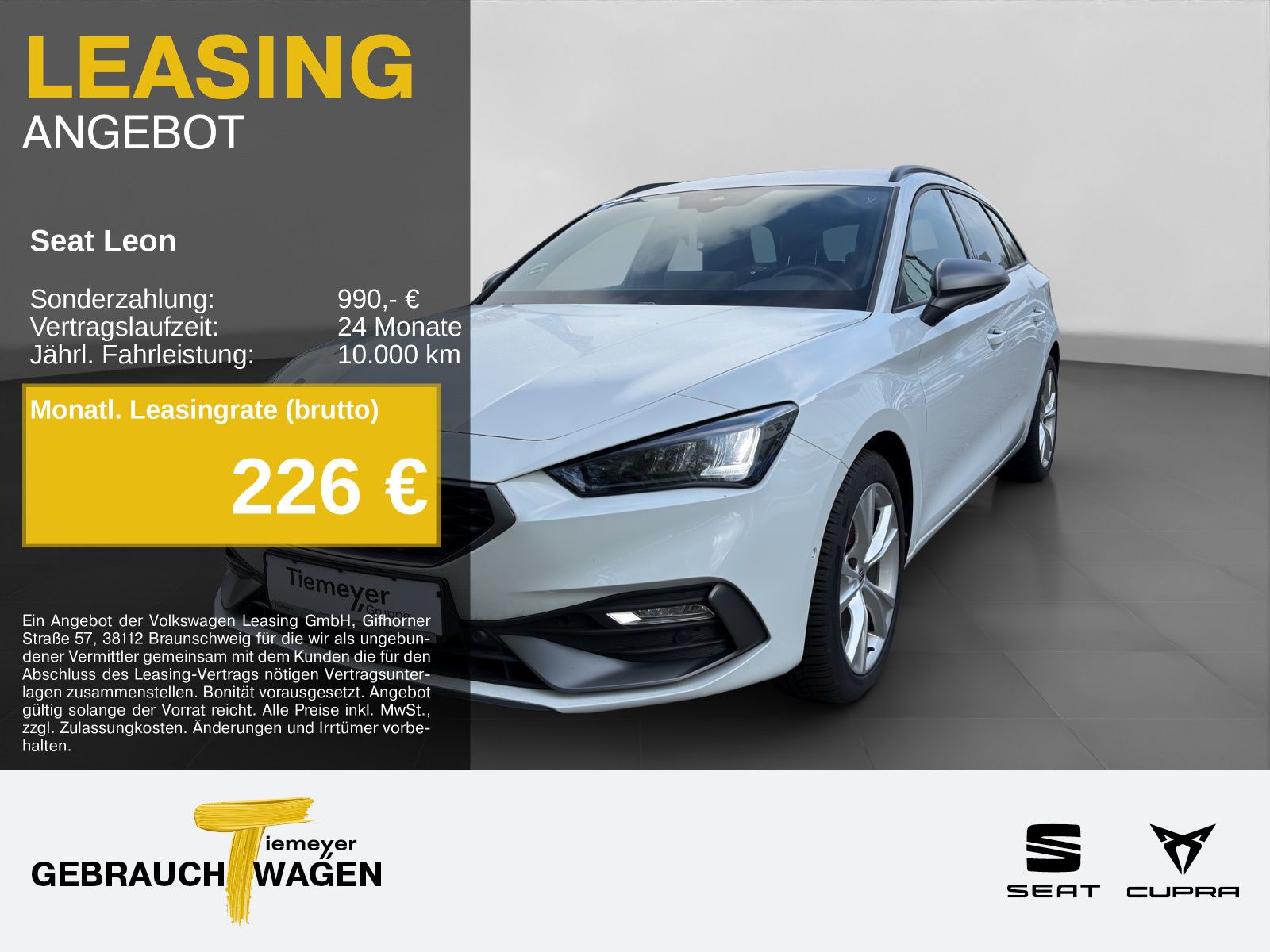 Seat Leon Sportstourer 2.0 TDI DSG FR NAVI AHK ACC GJ