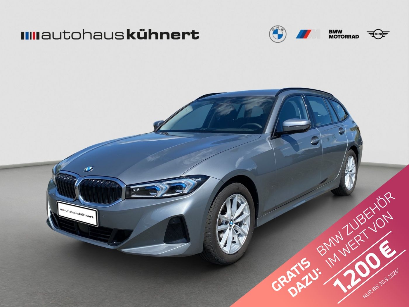 BMW 318i Touring ACC LED SpurAss AHK HiFi Navi ParkA