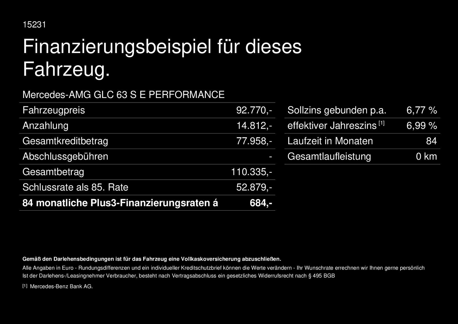 Mercedes-Benz GLC 63 S E AMG Performance Prem+ Pano Bur DPa 21