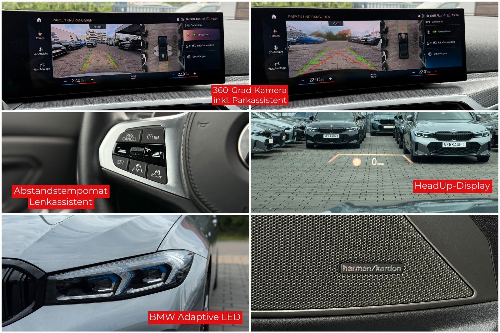 BMW 320d xD M Sport 19" ACC HuD 360° Ambiente StHzg