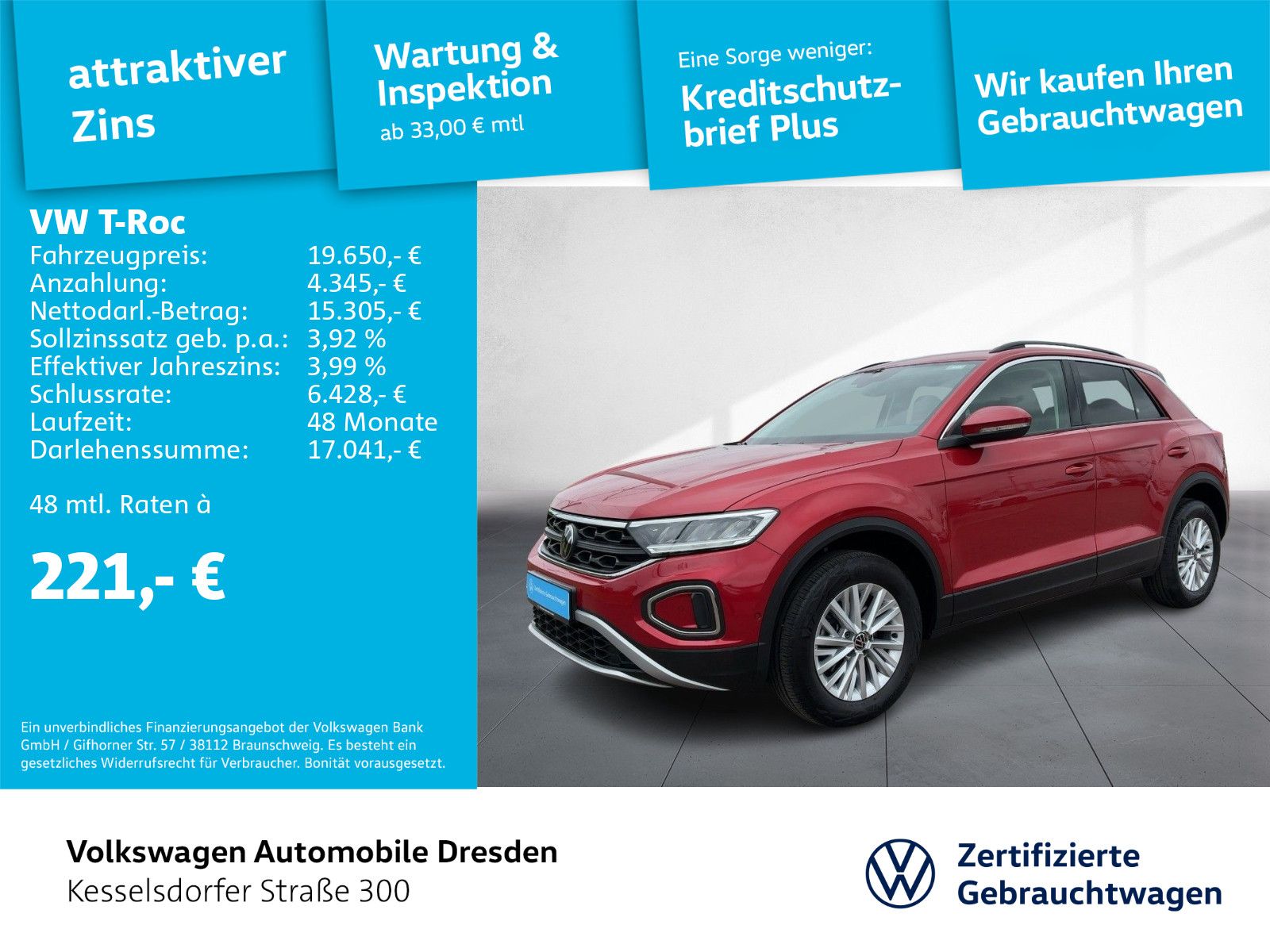 Volkswagen T-Roc 1.0 Life - Samsaru's Car Outlet