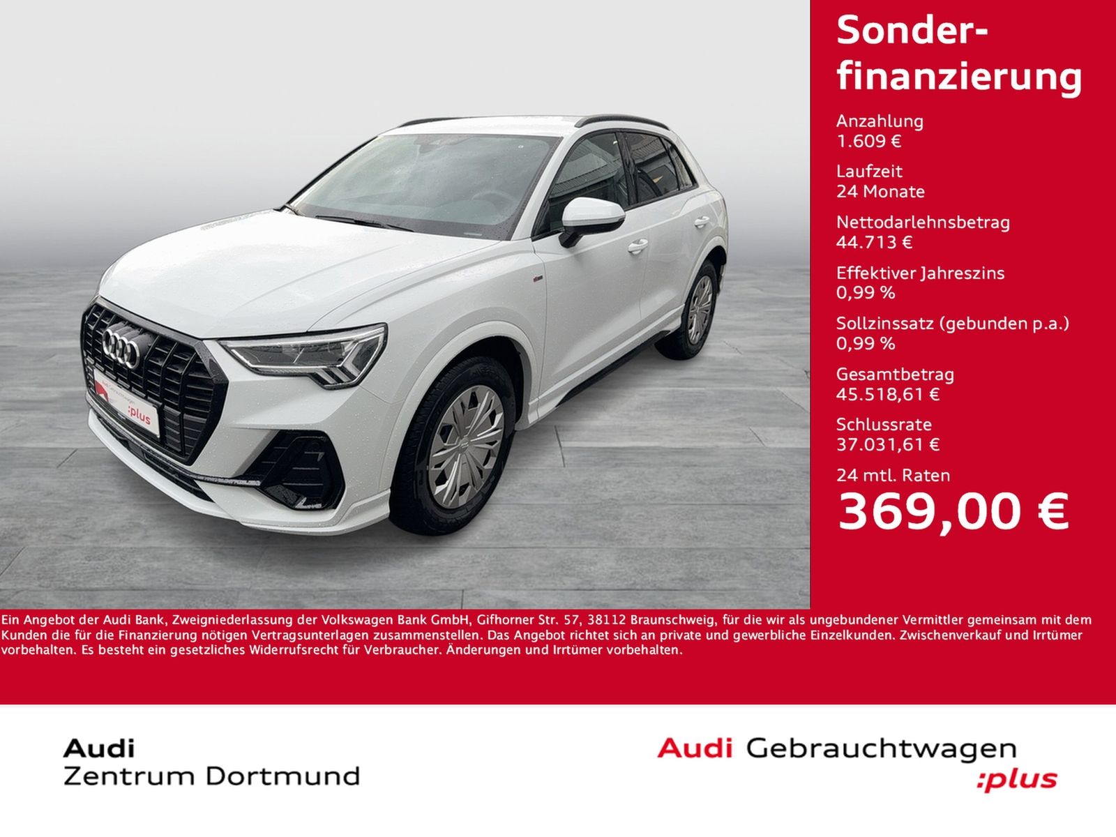 Audi Q3 40 quattro S LINE STANDHZ. AHK 360°CAM LM20