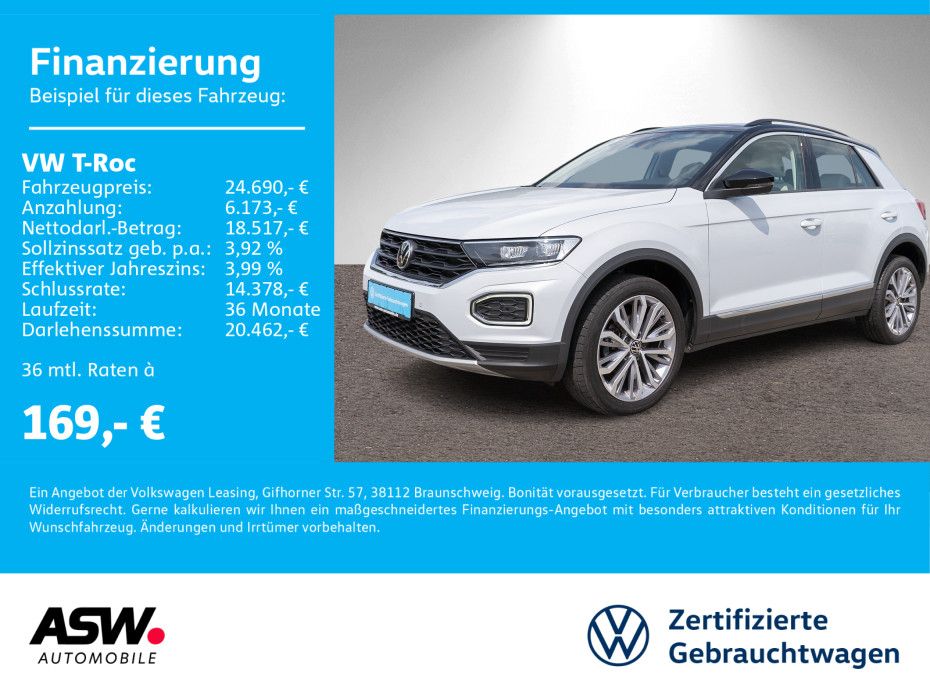 Volkswagen T-Roc Style 1.5TSI DSG - Samsaru's Car Outlet