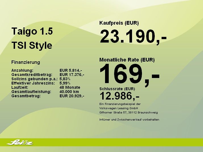 Volkswagen Taigo 1.5 TSI Style - Samsaru's Car Outlet