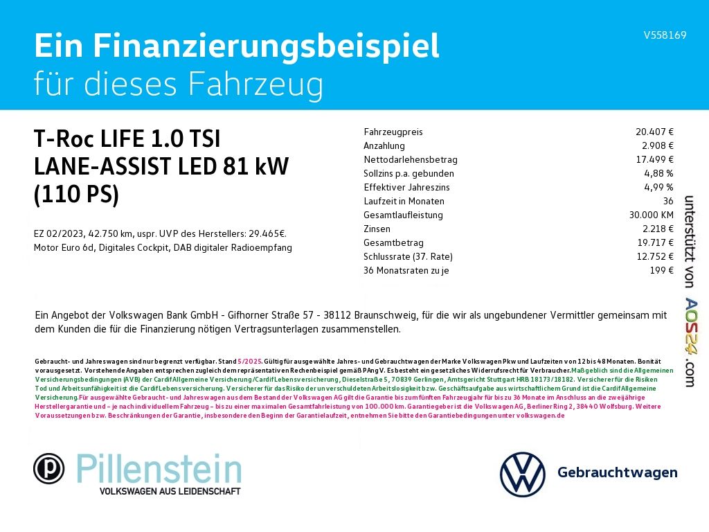 Volkswagen T-Roc LIFE 1.0 TSI - Samsaru's Car Outlet