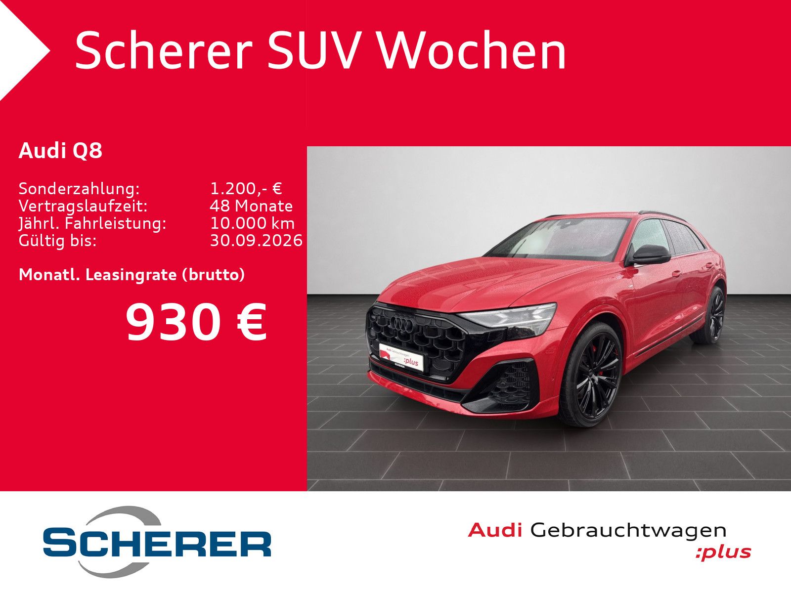 Audi Q8 55 TFSIe S line qua. MATRIX AHK 360  B&O