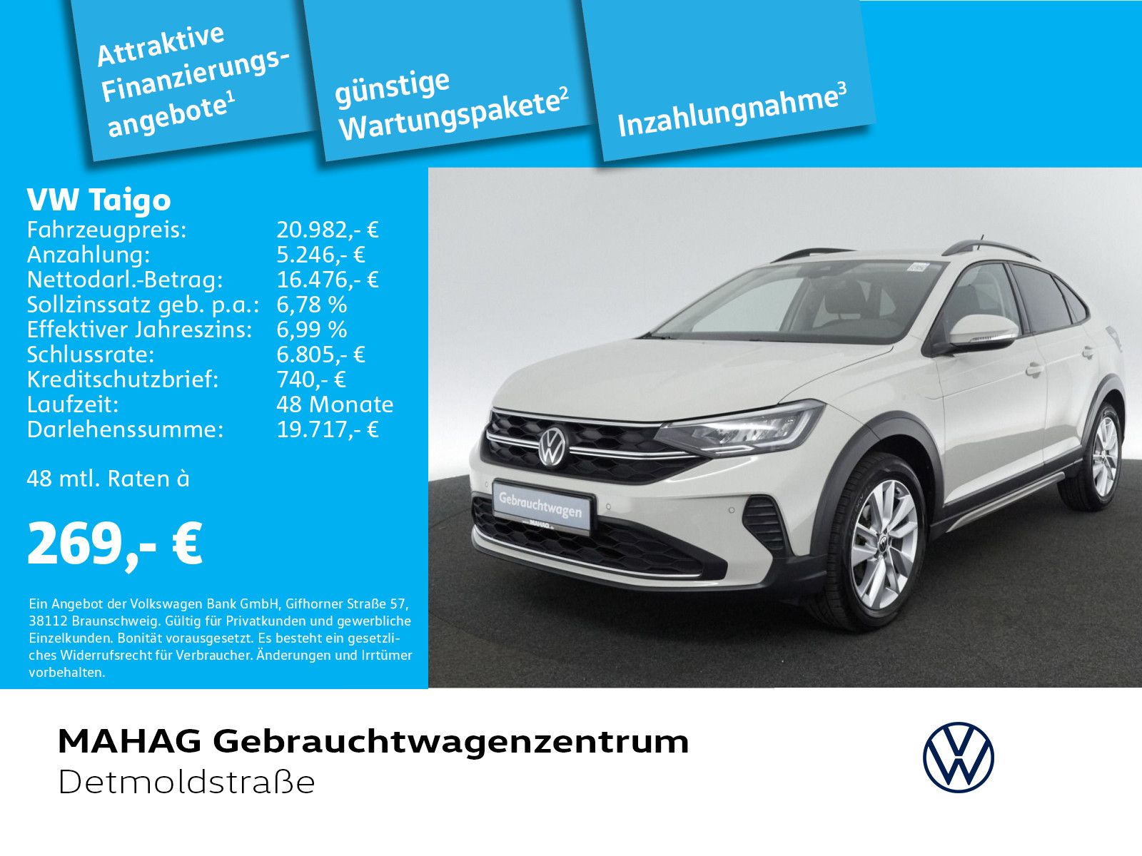 Volkswagen Taigo 1.0 TSI LIFE - Samsaru's Car Outlet