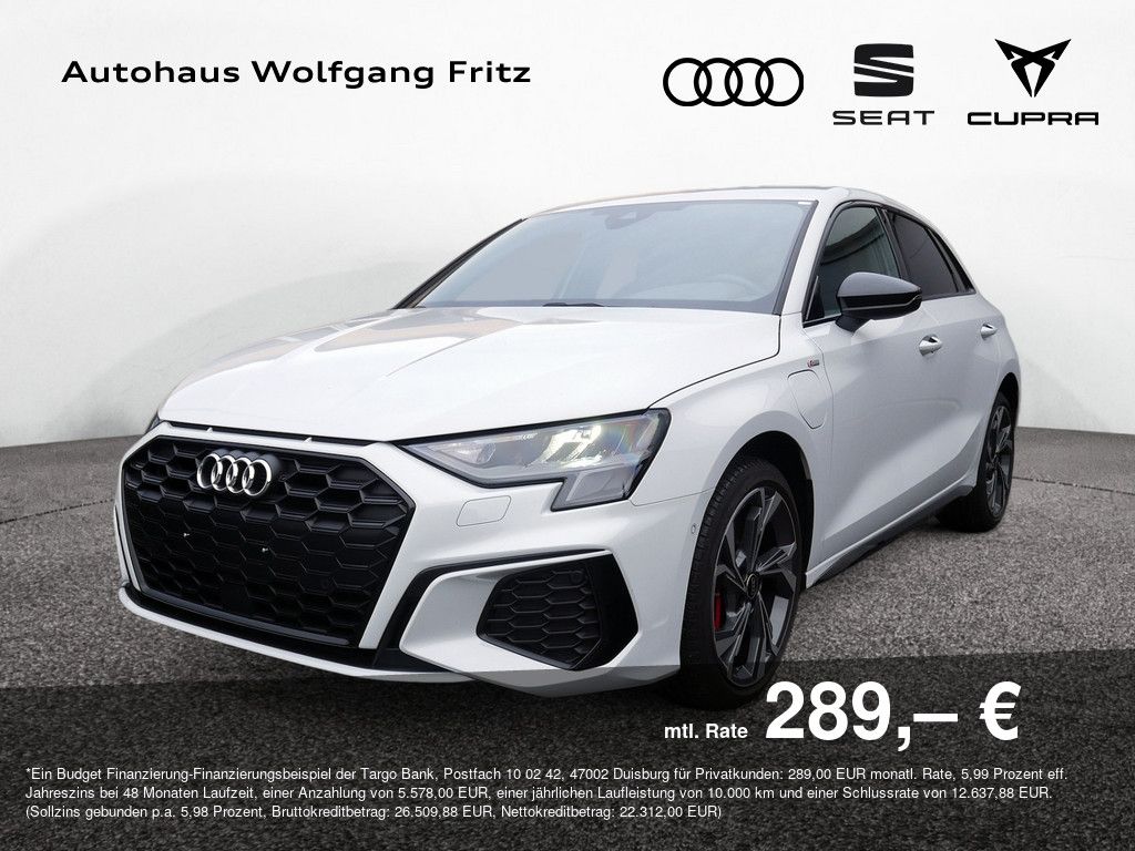 Audi A3 Sportback 40 TFSIe S-Line ACC+KAMERA+SHZ+LED+