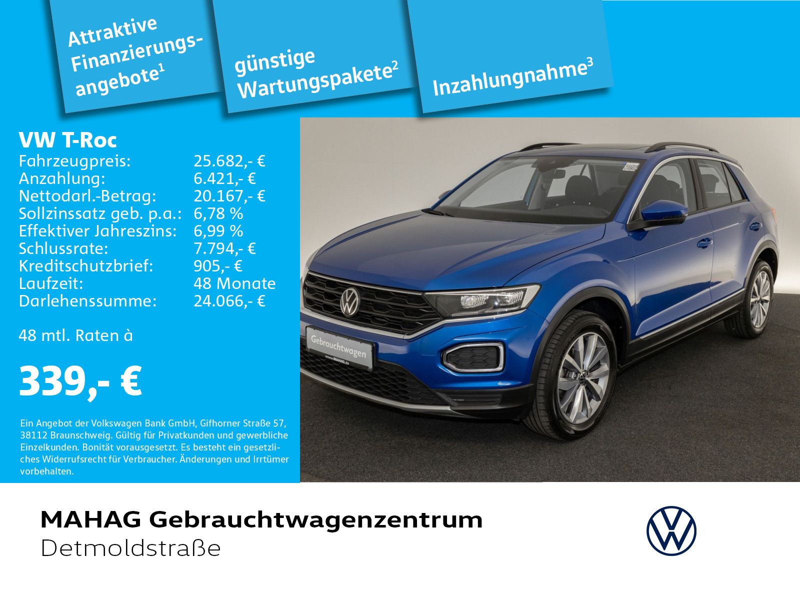 Volkswagen T-ROC 1.5 TSI STYLE - Samsaru's Car Outlet