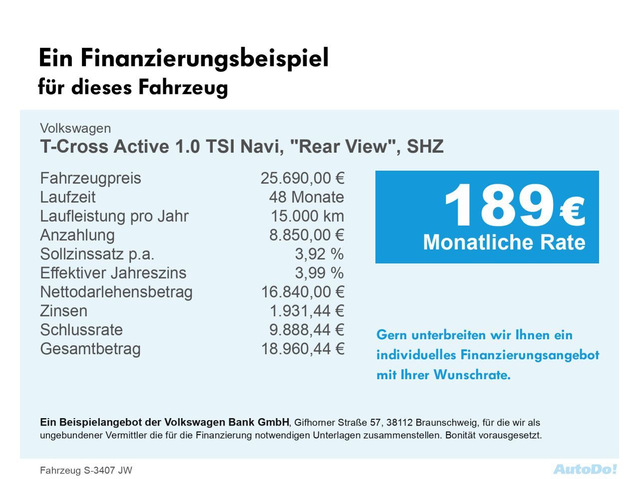 Volkswagen T-Cross Active 1.0 TSI - Samsaru's Car Outlet