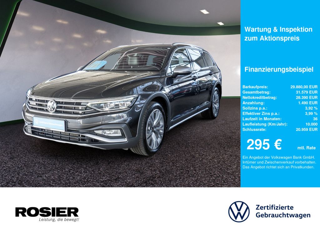 Volkswagen Passat Variant Alltrack 2,0 l TSI 4M DSG AHK ACC