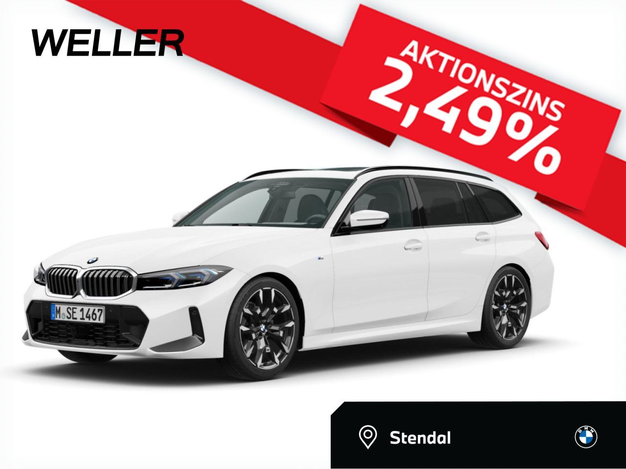 BMW 320i T M SPORT AdLED DA ACC Pano 19" Leas. 355.-