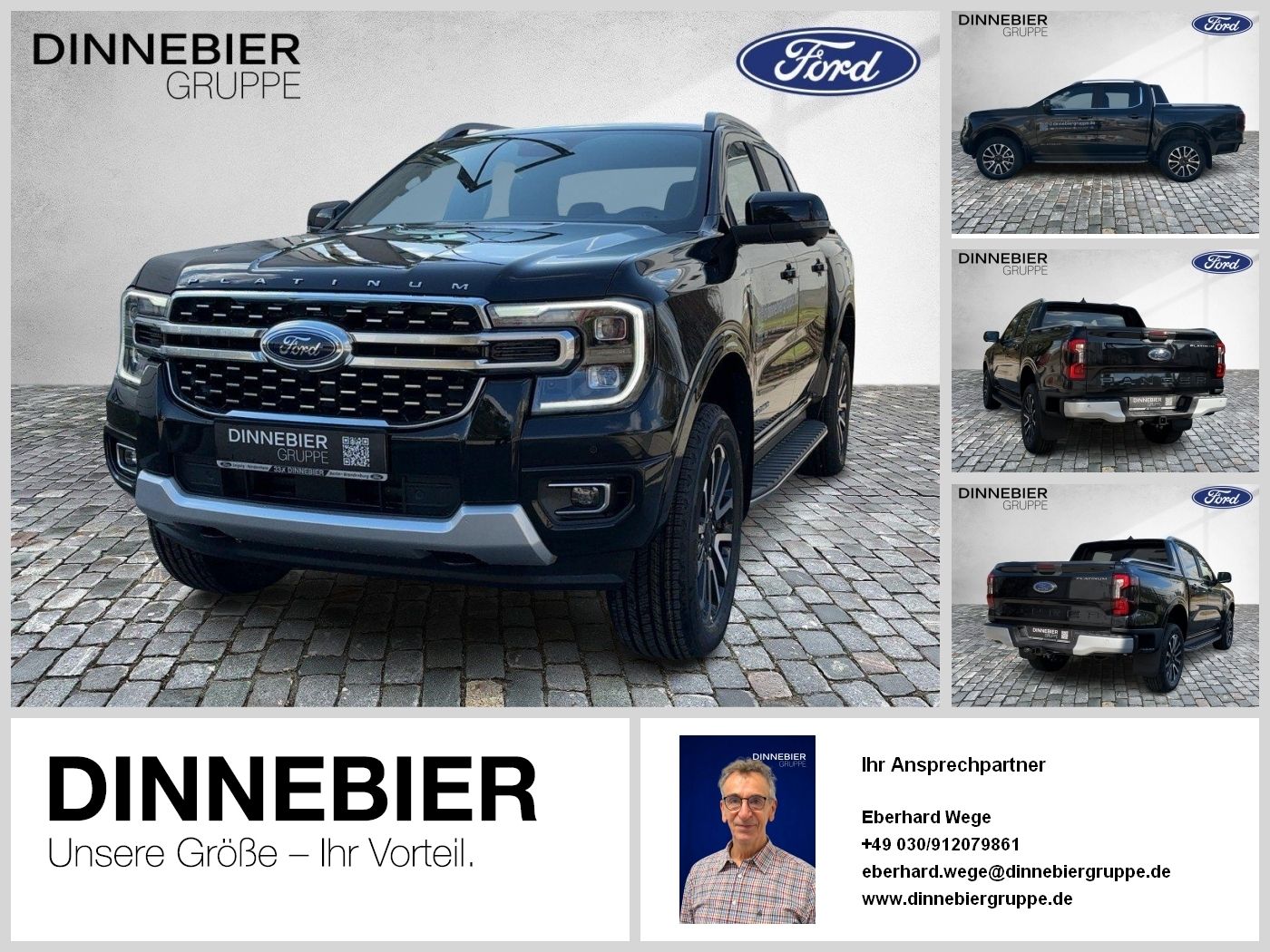 Ford Ranger DoKa 3.0l Ecoblue Platinum 177 kW
