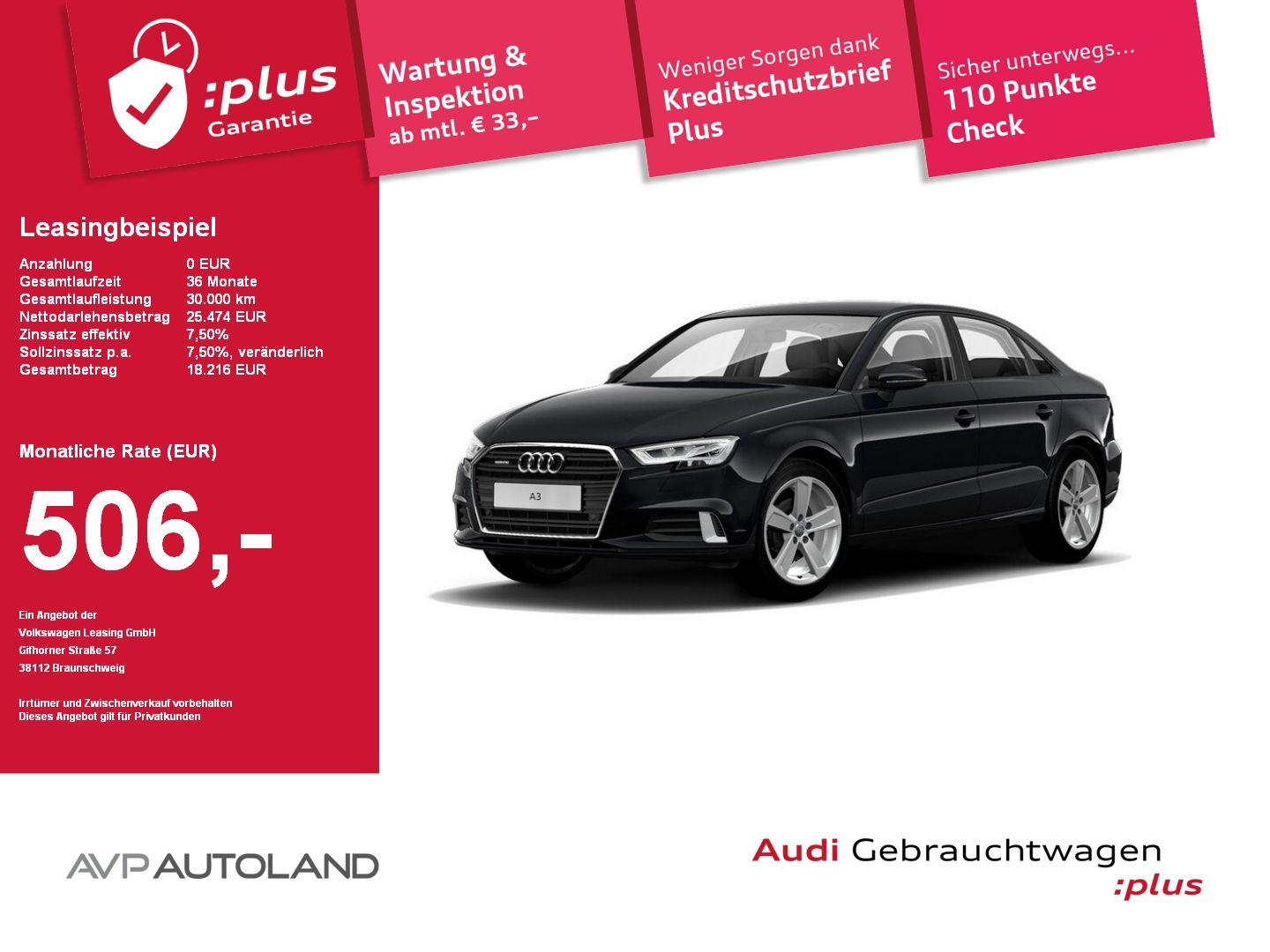Audi A3 Limousine 2.0 TFSI quattro S tronic - Samsaru's Car Outlet