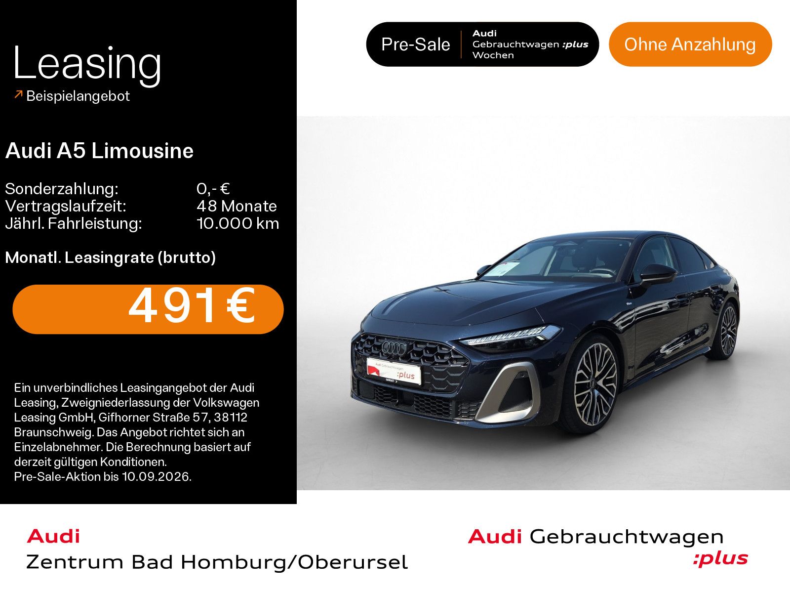 Audi A5 Limousine edition one TFSI S line S tronic*Na