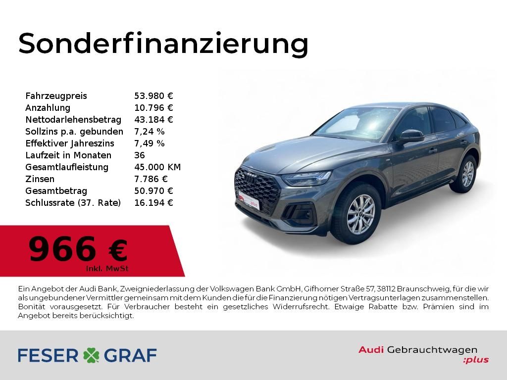 Audi Q5 Sportback S line 40TFSI quattro - Samsaru's Car Outlet