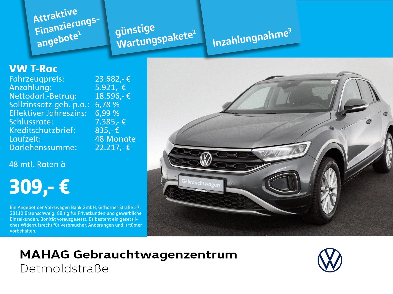 Volkswagen T-ROC 2.0 TDI LIFE - Samsaru's Car Outlet