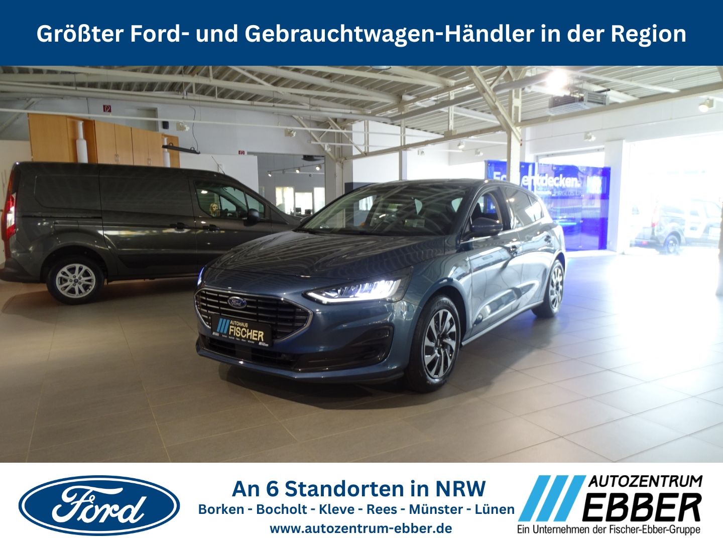 Ford Focus Titanium X MHEV Hybrid Auto. LED NAVI HUD