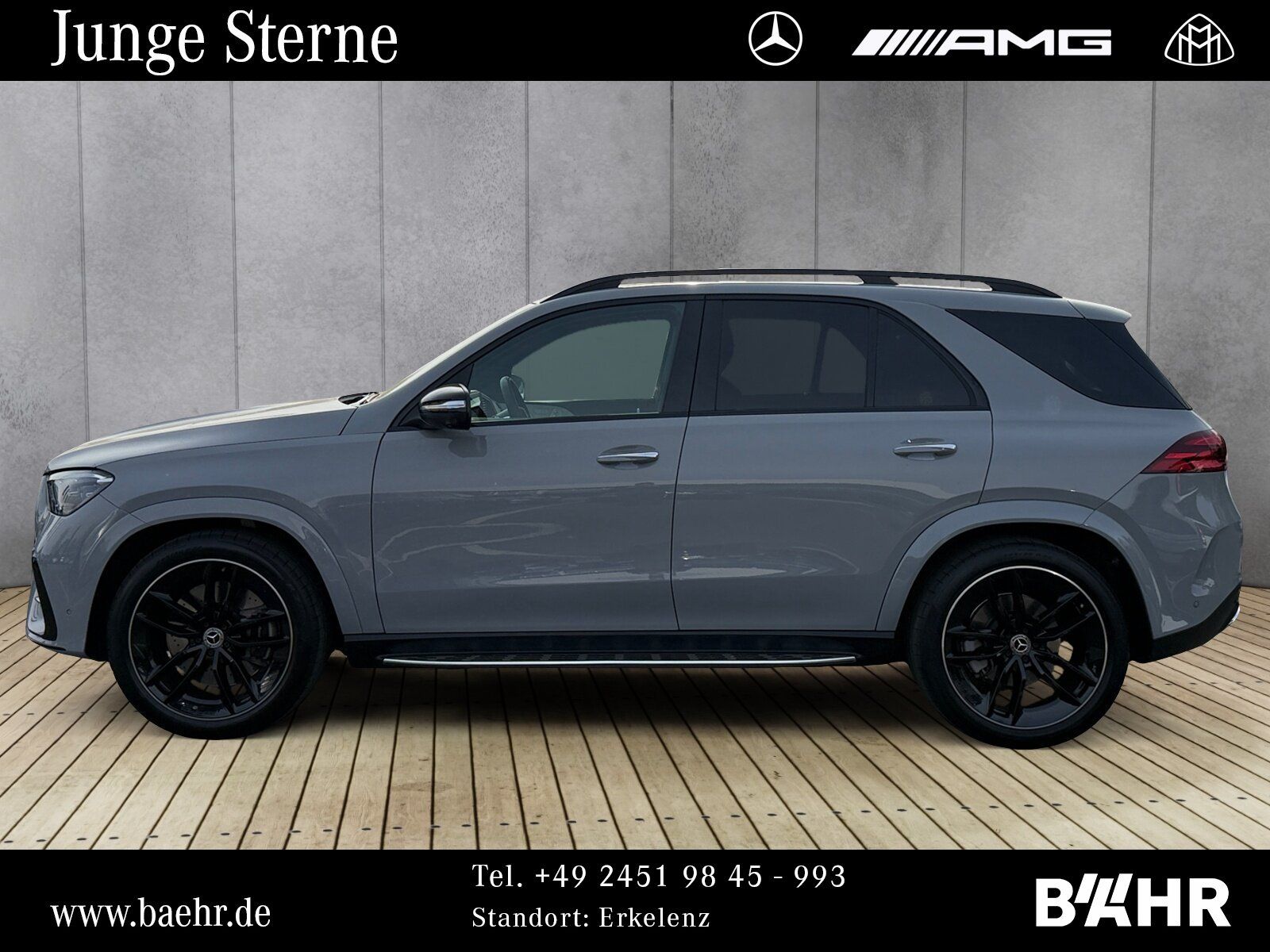 Mercedes-Benz GLE 450 d 4M AMG/alpingrau/Pano/Burmester/AHK/