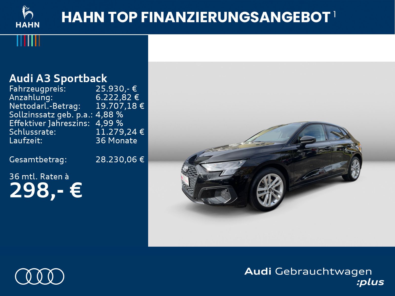Audi A3 Sportback 40TFSIe S-tronic Privacy PDC Sitzh.