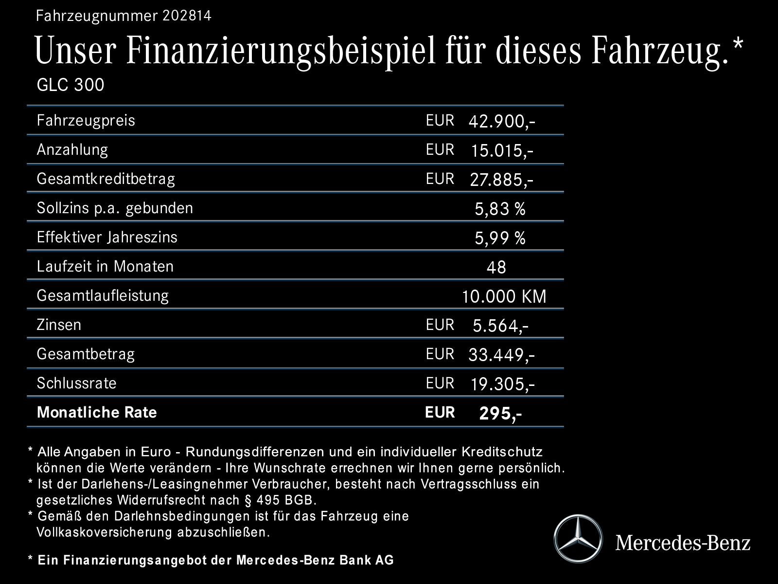 Mercedes-Benz GLC 300 e 4M Exclusive - Samsaru's Car Outlet