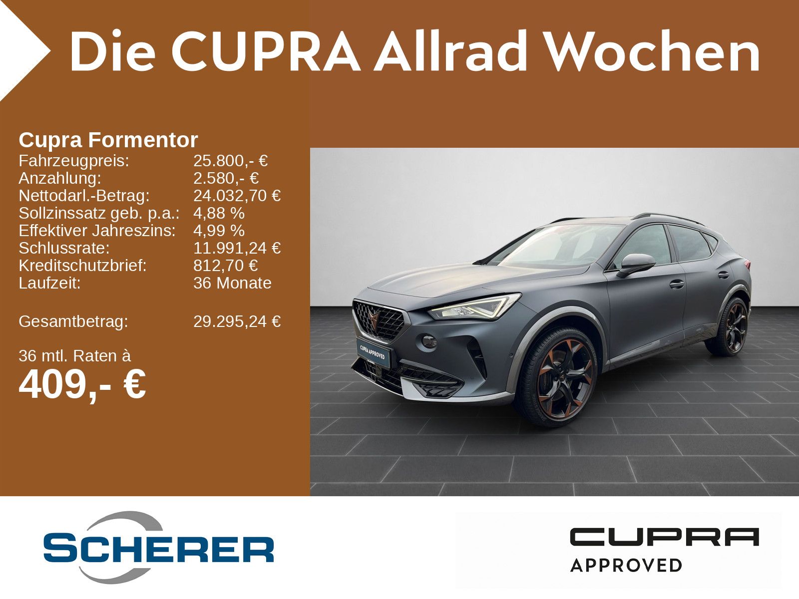 Cupra Formentor 2,0 TSI VZ DSG LED/NAVI/Panoramadach/S