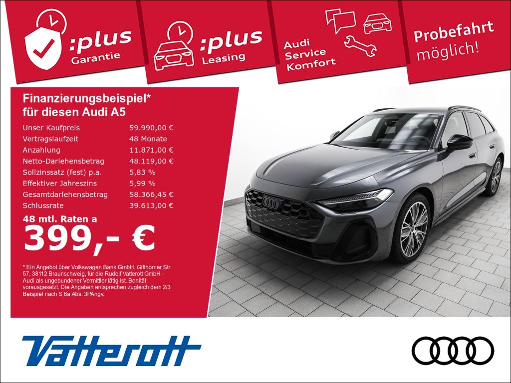 Audi A5 Avant TDI quattro S line Matrix B&O ACC HUD