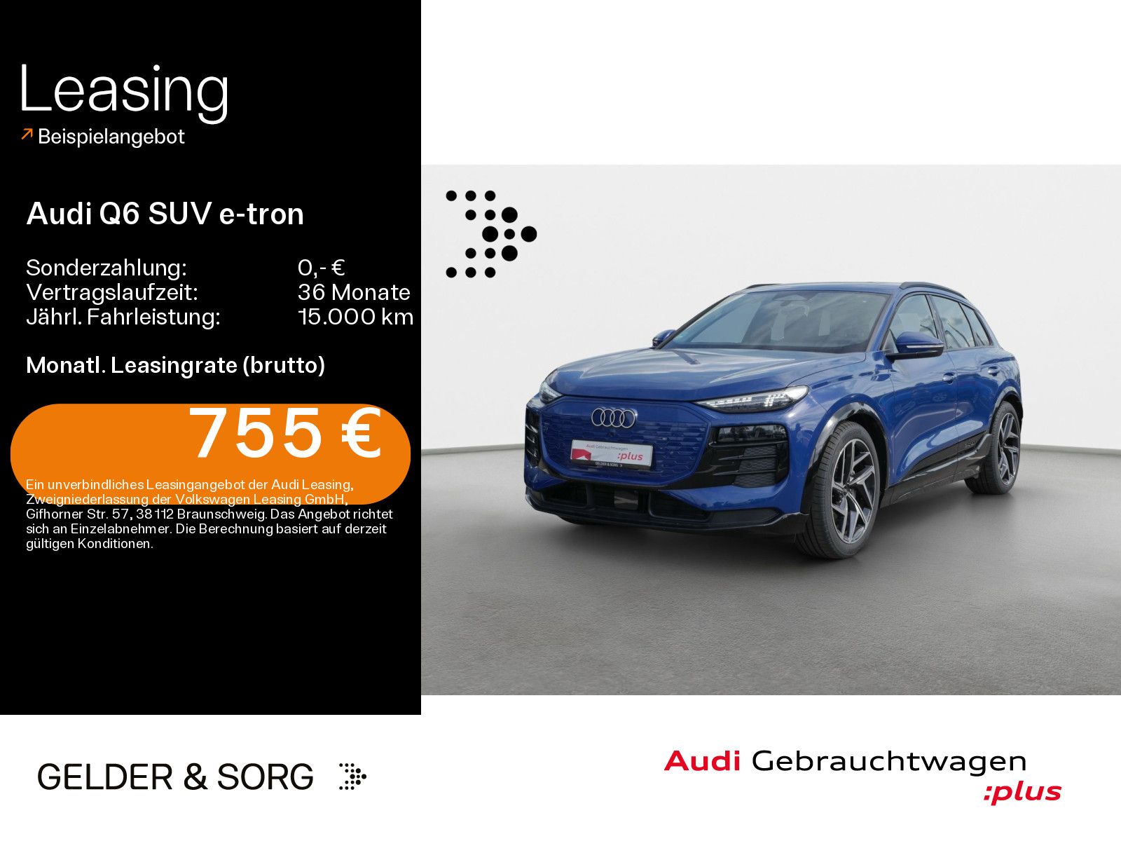 Audi Q6 SUV e-tron quattro S line 549km/WLTP*Air*HuD*