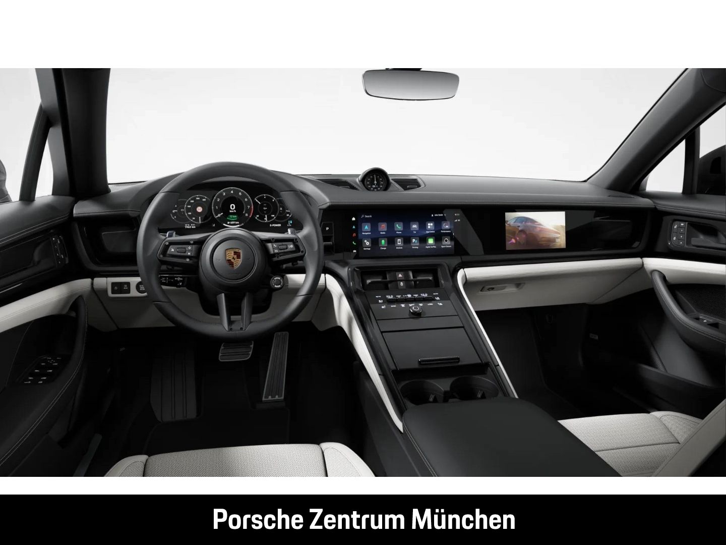 Porsche Panamera 4 E-Hybrid Hinterachslenkung Head-Up