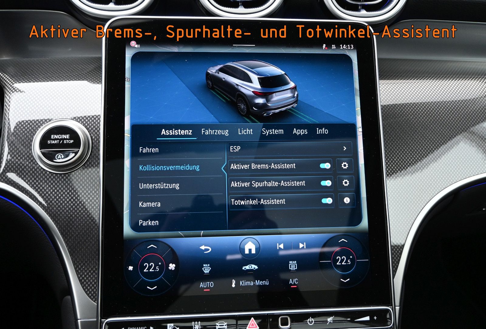 Mercedes-Benz GLC 220 d 4M. °ACC°AHK°HUD°MEMO°PANO°STHZG°360°