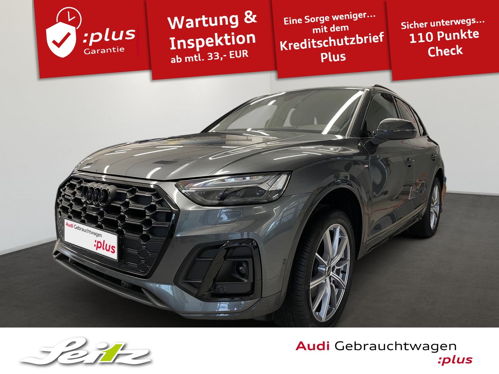 Audi Q5 40 TDI quattro S line *AHK*MATRIX*PANO*