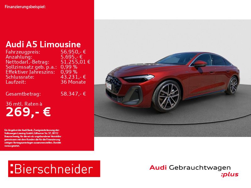 Audi A5 Limousine A5 Lim e-hybrid qu S Line AHK MATRI