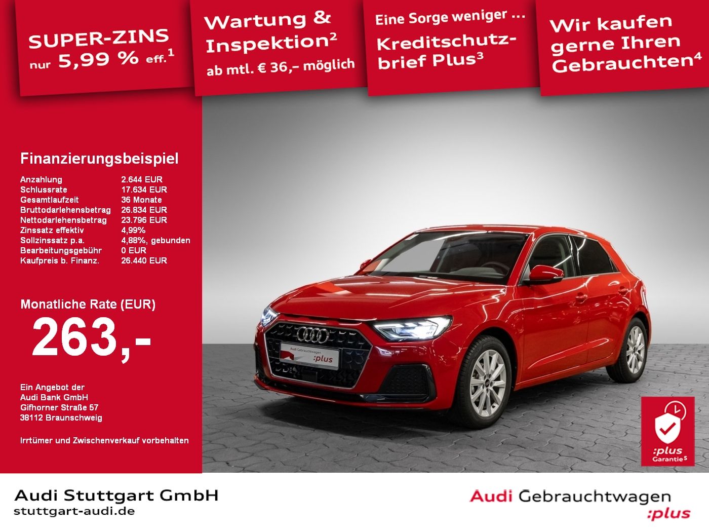 Audi A1 Sportback 25 TFSI S tronic - Samsaru's Car Outlet