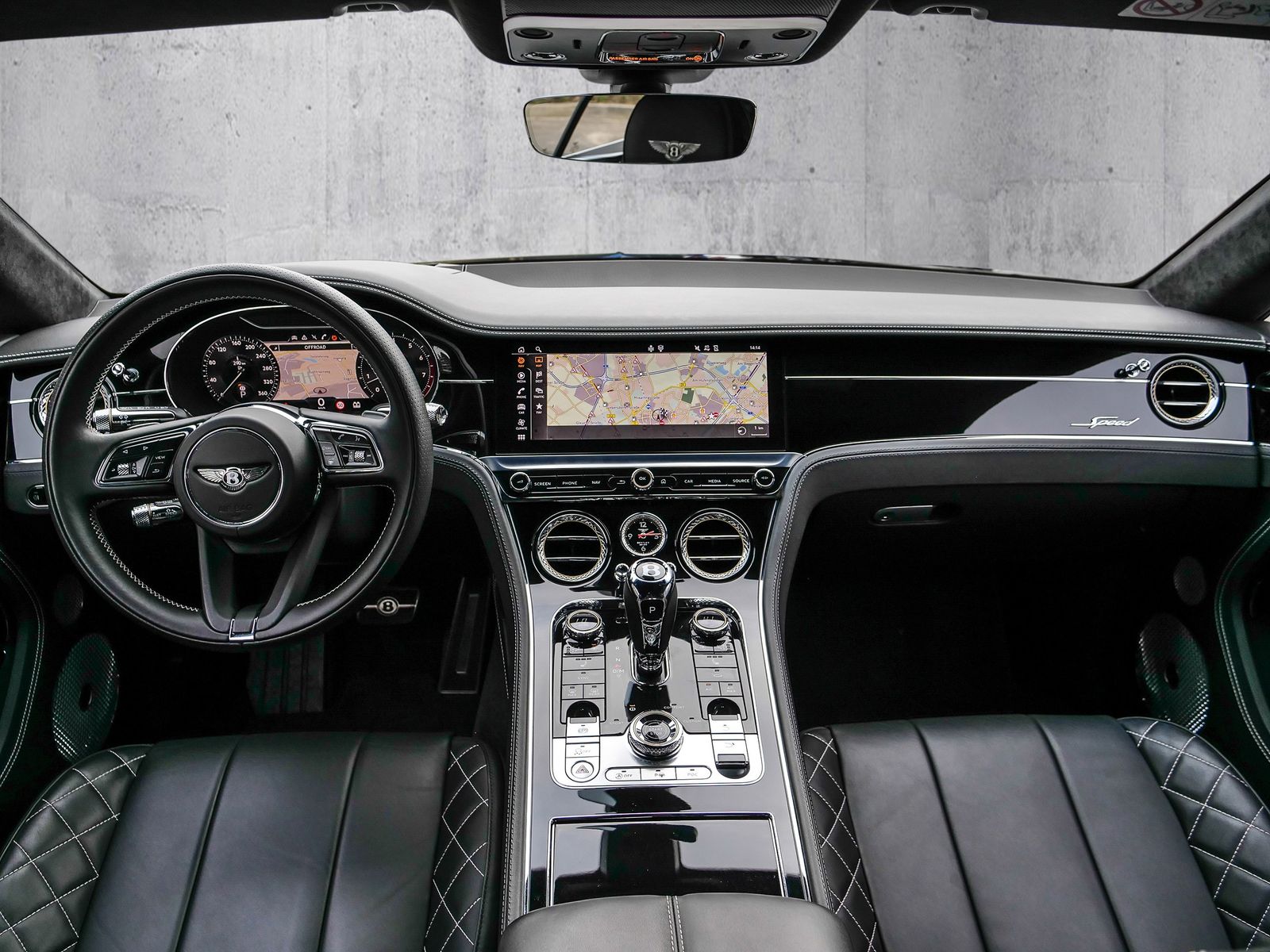 Bentley Continental GT W12 Speed Onyx, Diamond Knurling